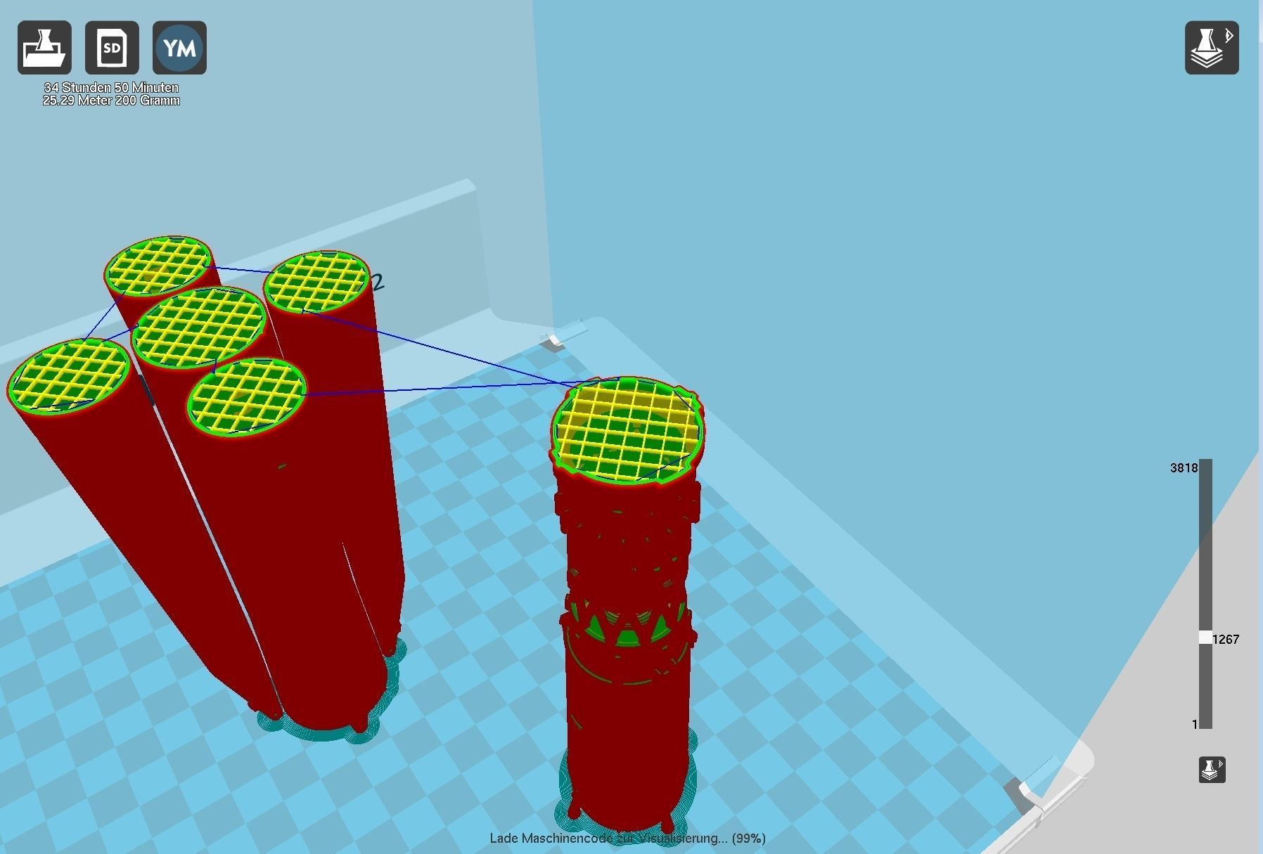 Vostok K Rocket Model 3D print model_70