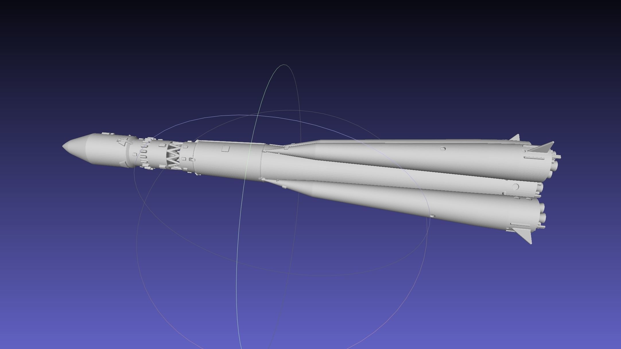 Vostok K Rocket Model 3D print model_40