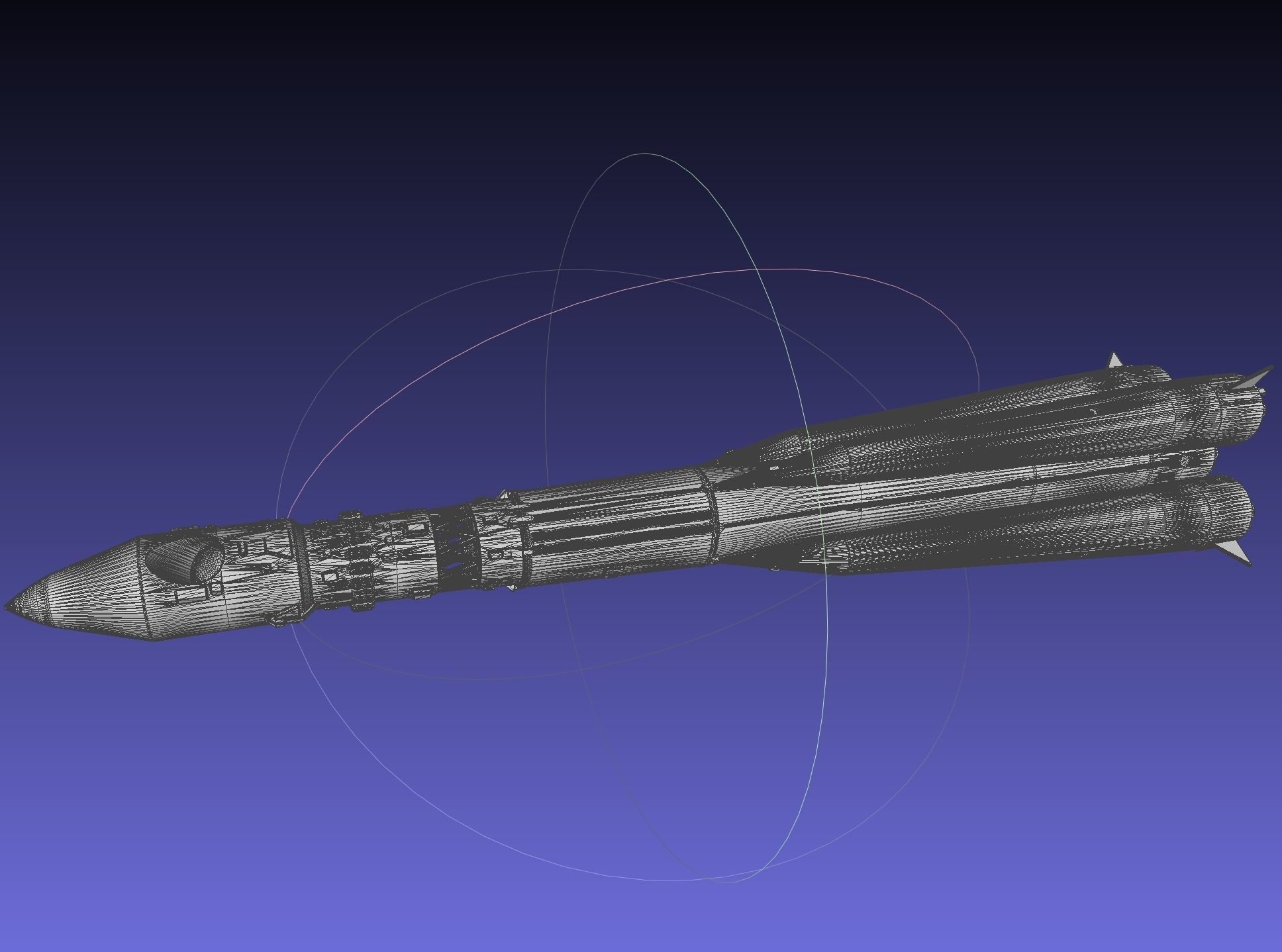 Vostok K Rocket Model 3D print model_29