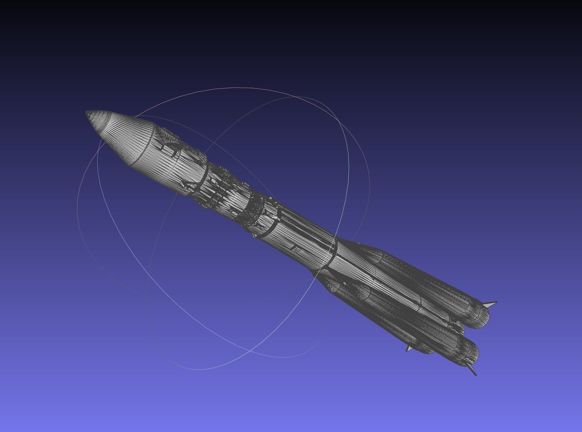 Vostok K Rocket Model 3D print model_22