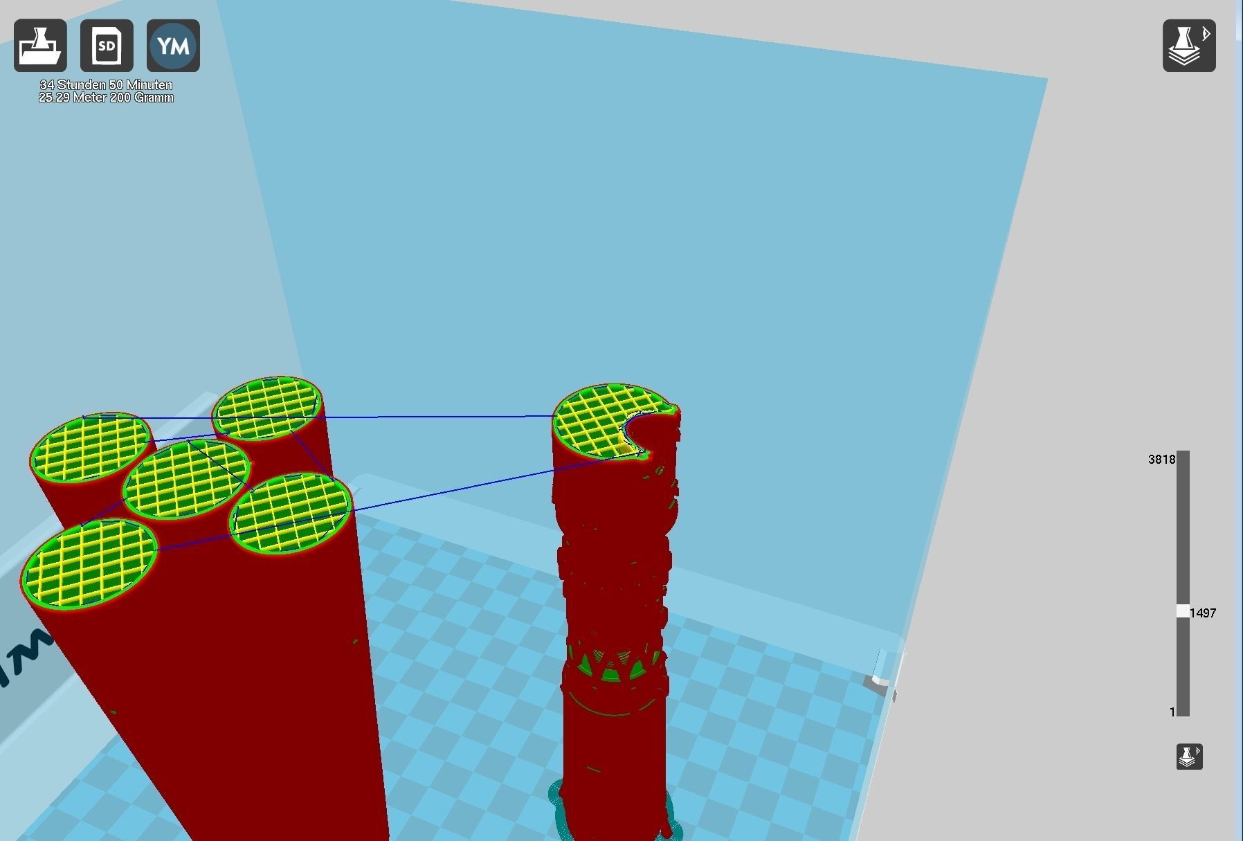 Vostok K Rocket Model 3D print model_57