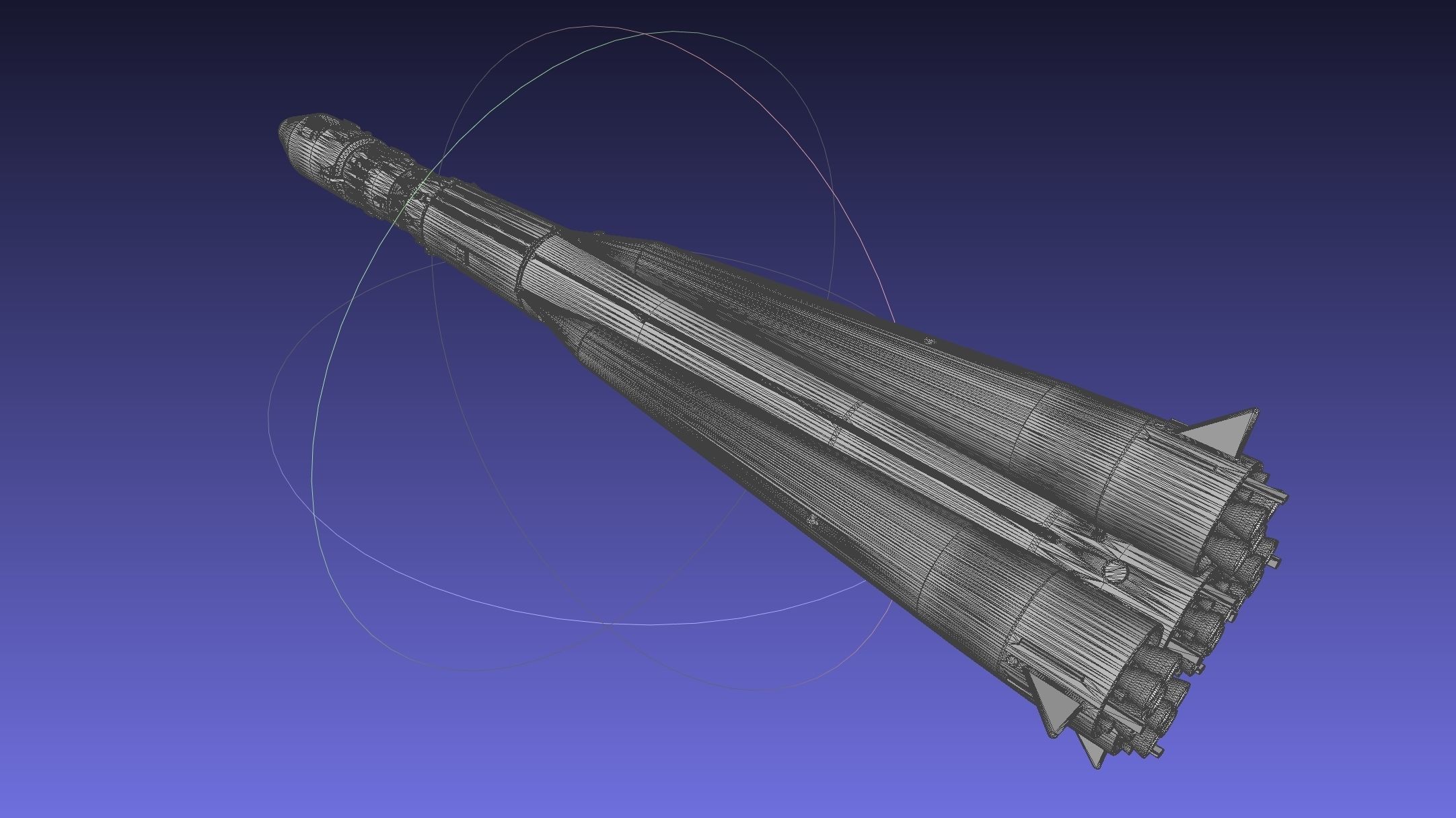 Vostok K Rocket Model 3D print model_38
