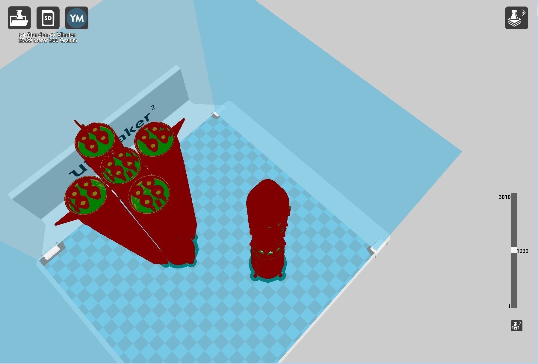 Vostok K Rocket Model 3D print model_51