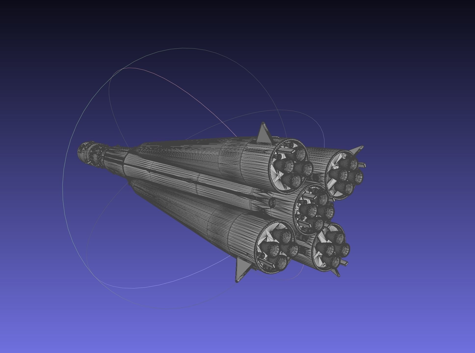 Vostok K Rocket Model 3D print model_23