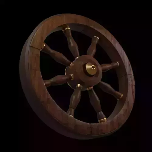 Wooden Wagon Wheel