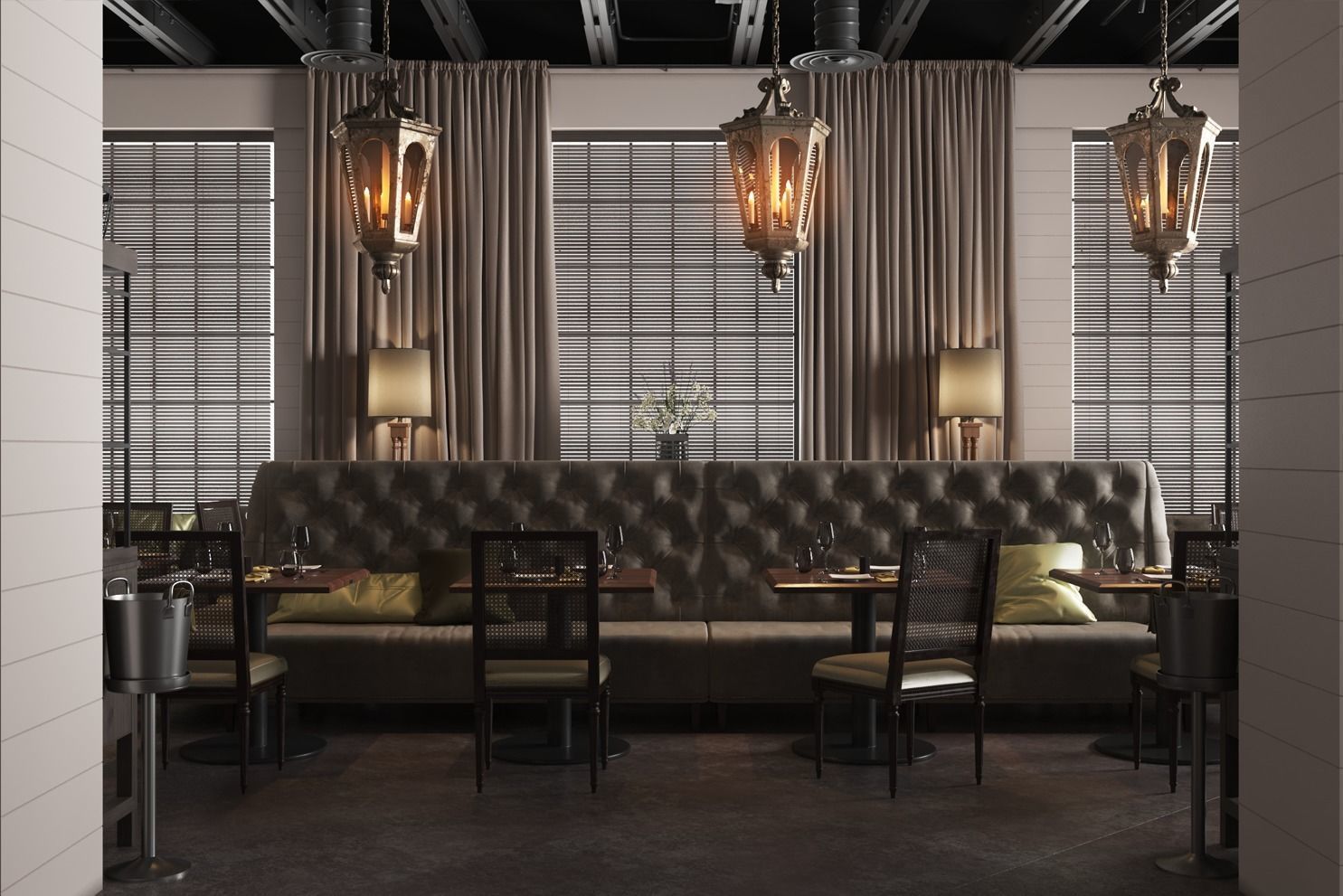 La V Restaurant in Austin Texas 3D model_6