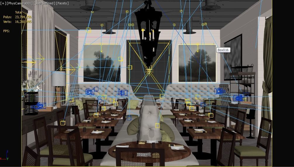 La V Restaurant in Austin Texas 3D model_14