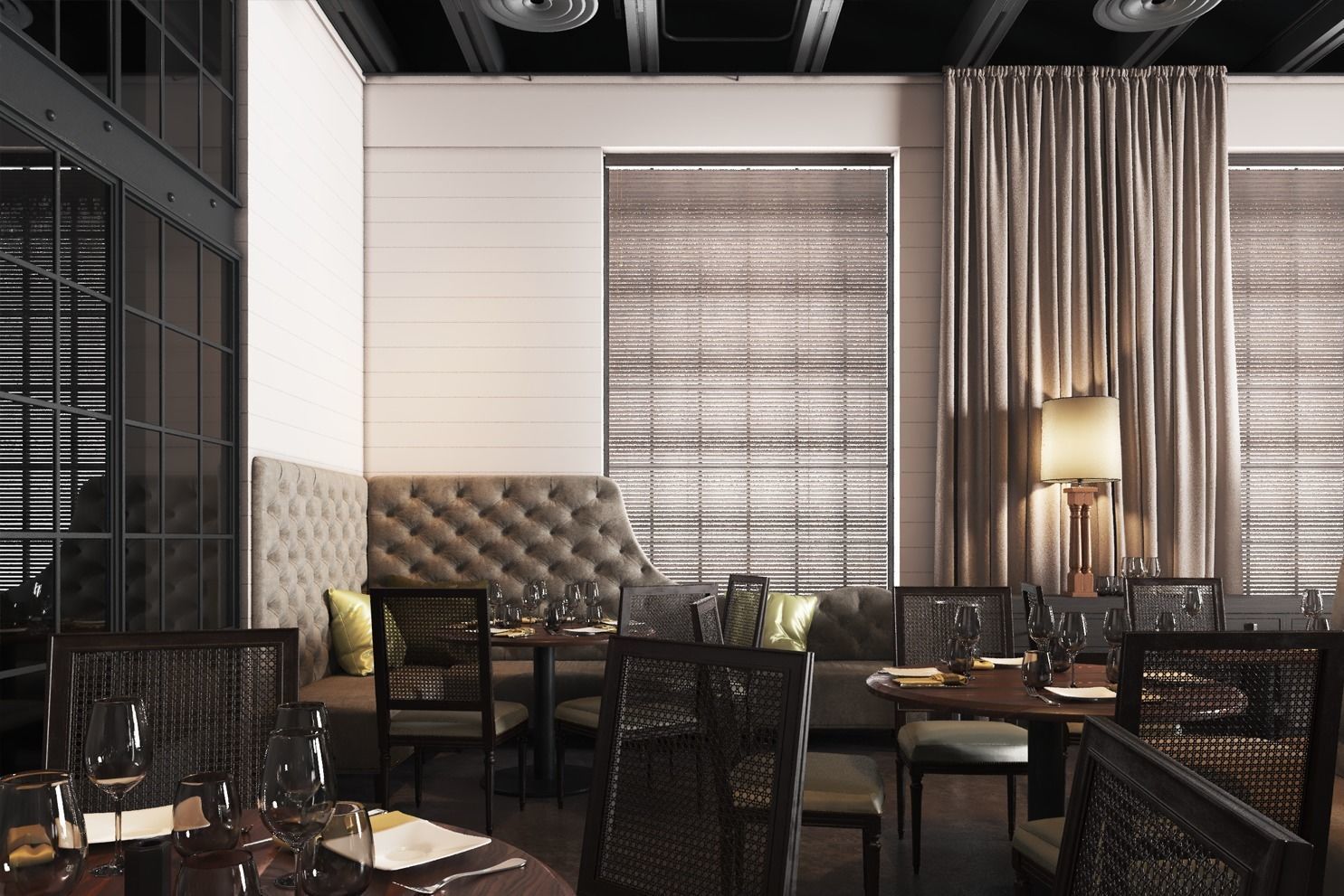 La V Restaurant in Austin Texas 3D model_4