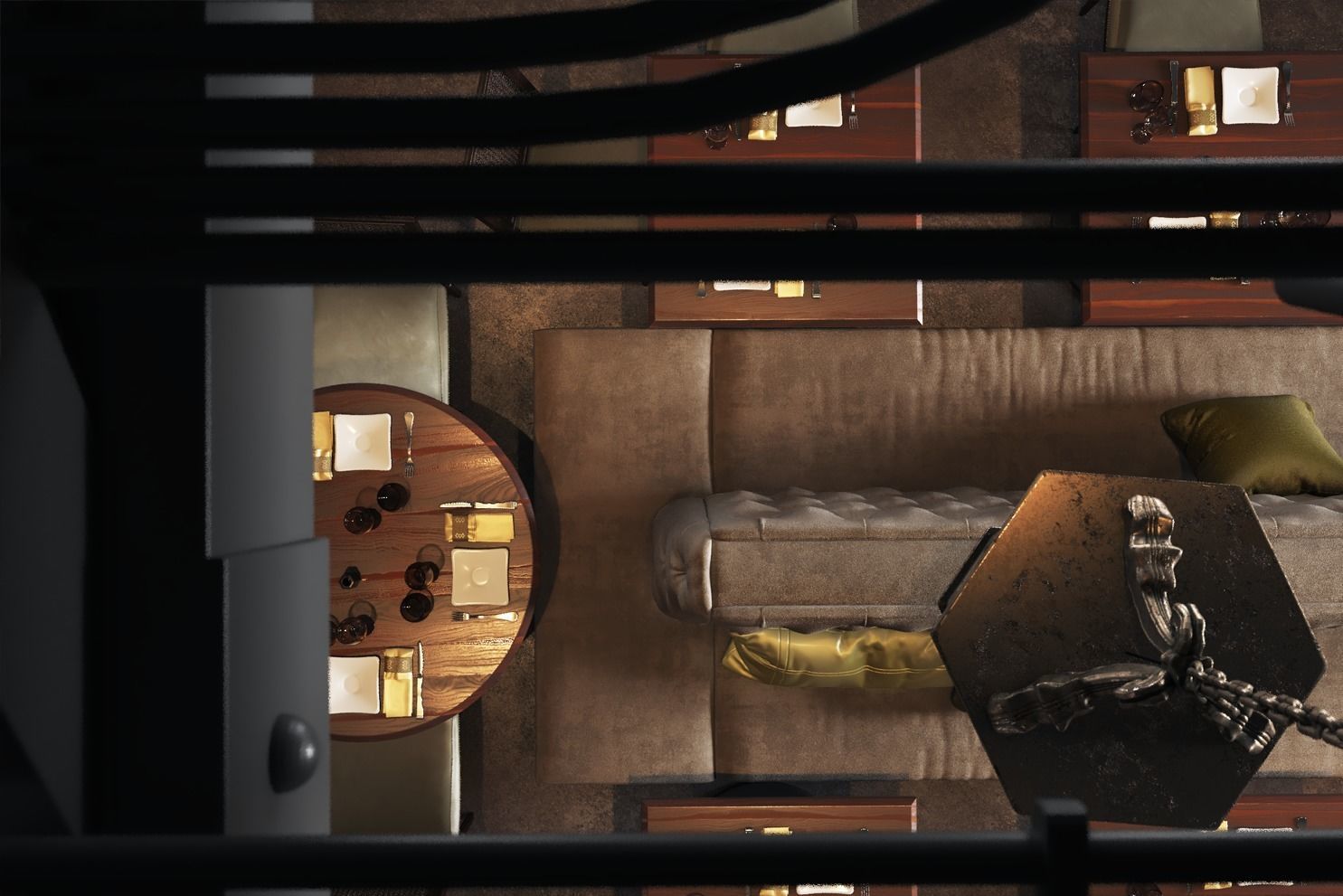 La V Restaurant in Austin Texas 3D model_10