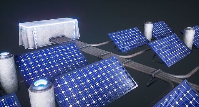 Mars Kitbash - Solar Systems Low-poly 3D model