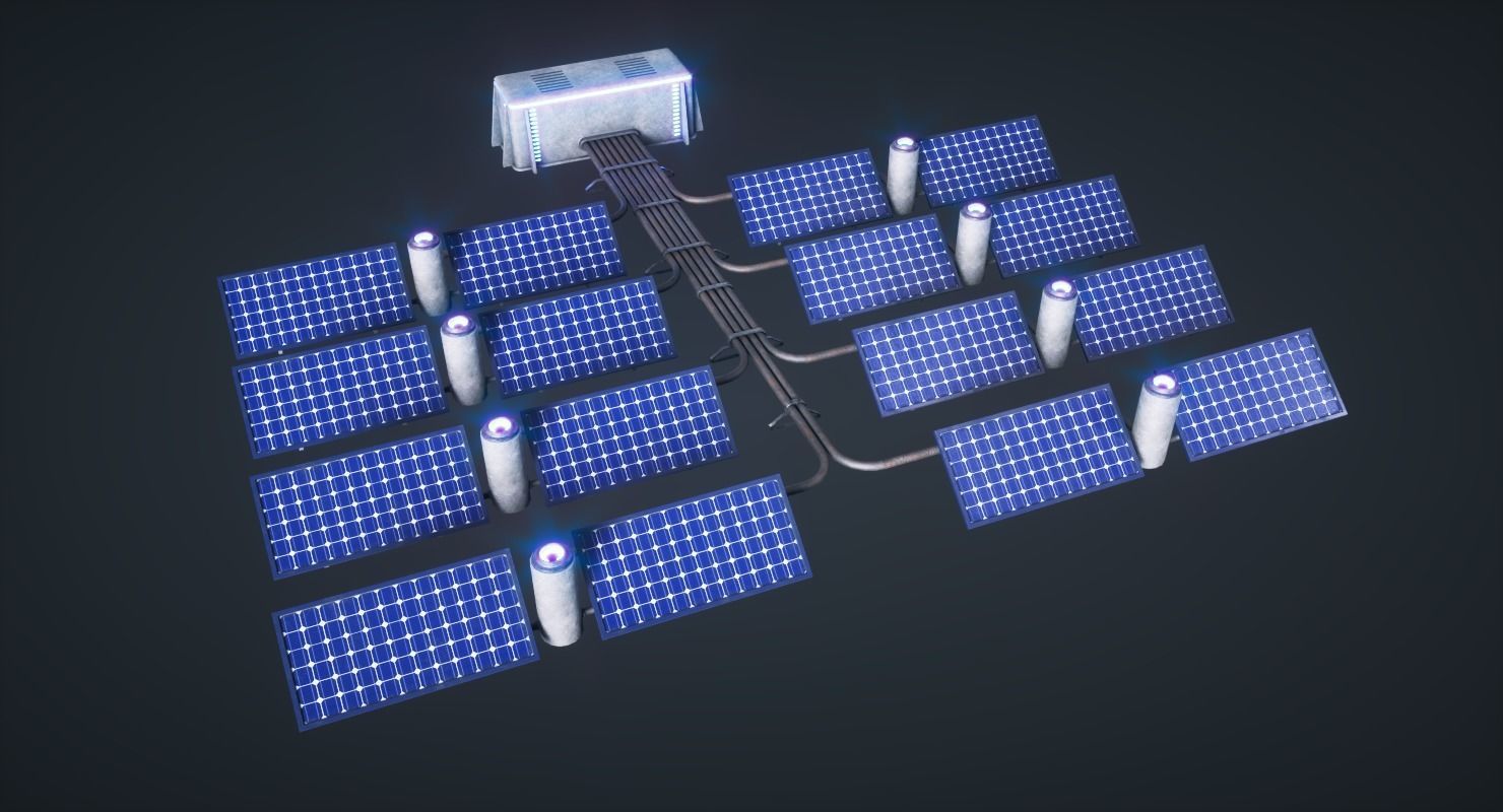 Mars Kitbash - Solar Systems Low-poly 3D model_1