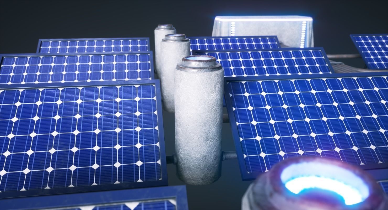 Mars Kitbash - Solar Systems Low-poly 3D model_3