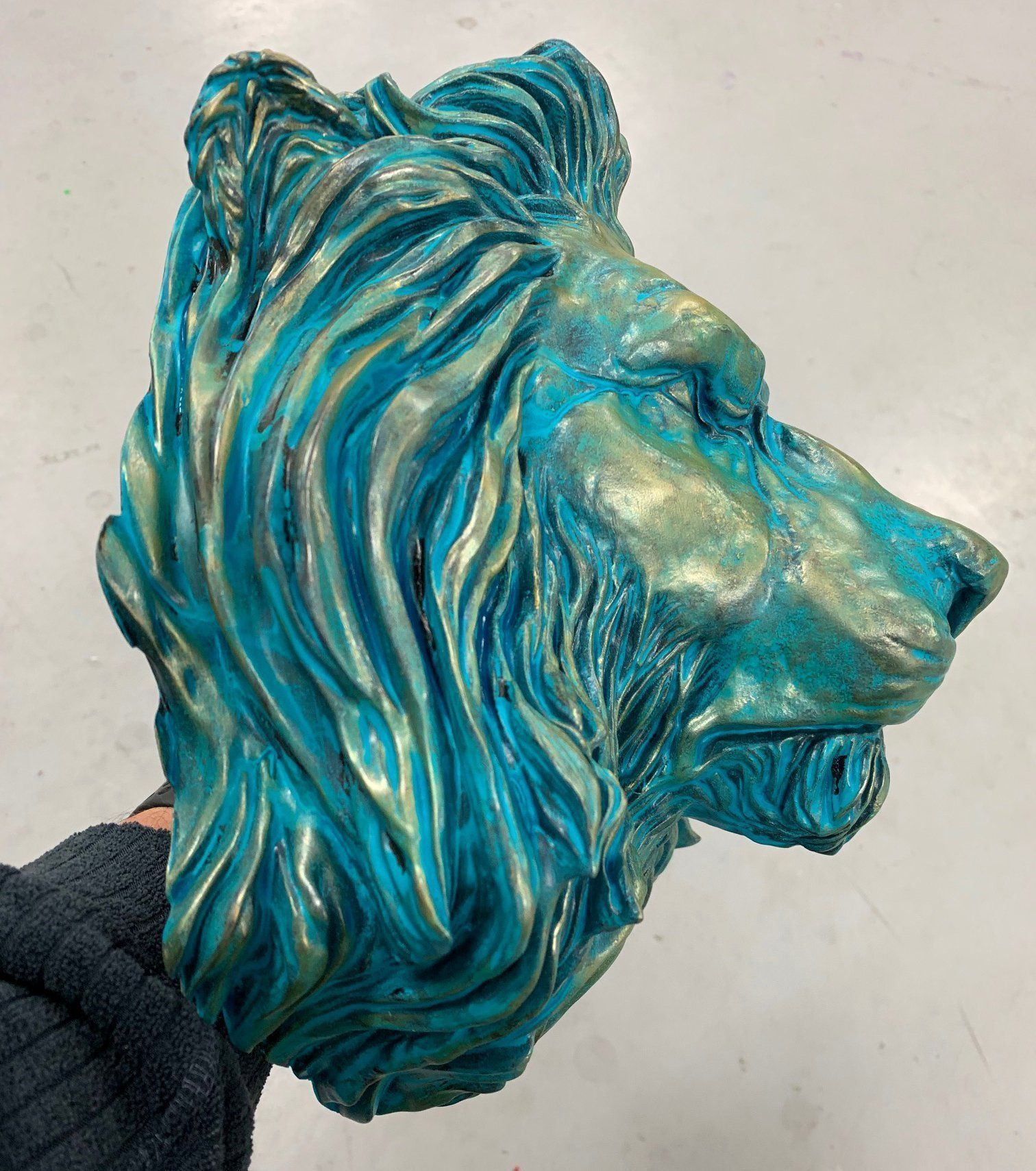 Lion Head Pendant 2 3d print model 3D print model_2
