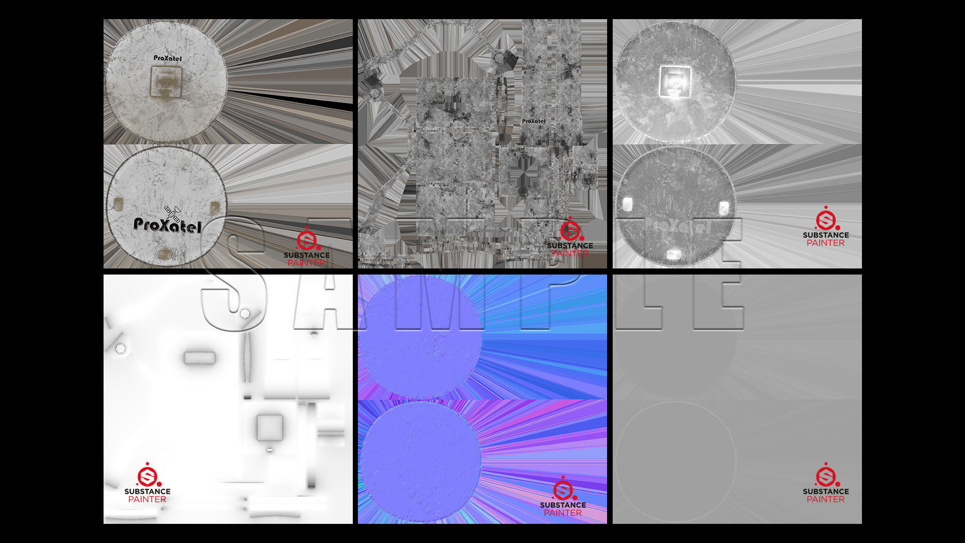 Old Satellite Dishes Low-poly 3D model_14