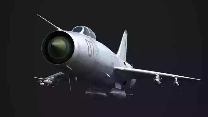 su-9 Fishpot Low-poly 3D model