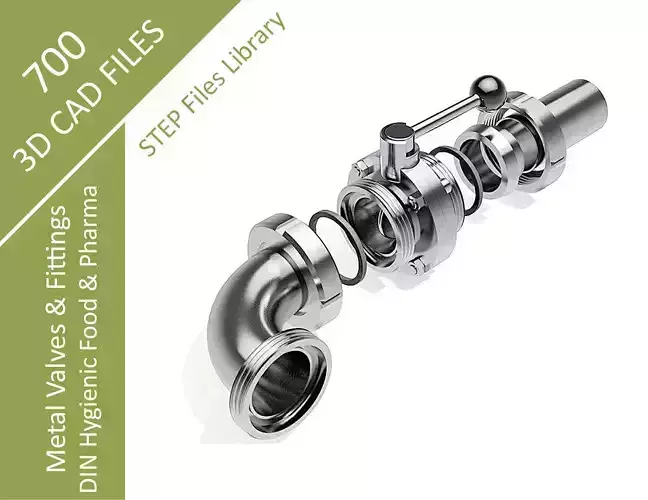DIN FOOD AND PHARMA - VALVES AND FITTINGS - STEP