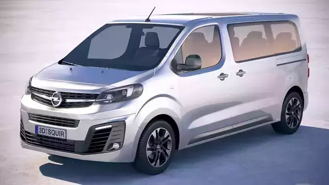 Opel Zafira Life 2020 3D model