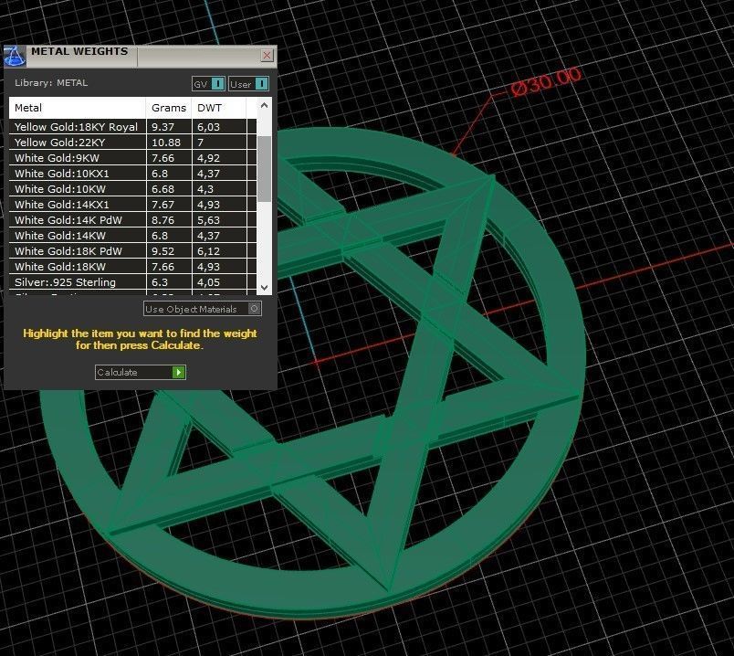 Jew David star 3D print model_1