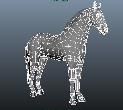 Zebra Rigged and Animated Low-poly 3D model_18