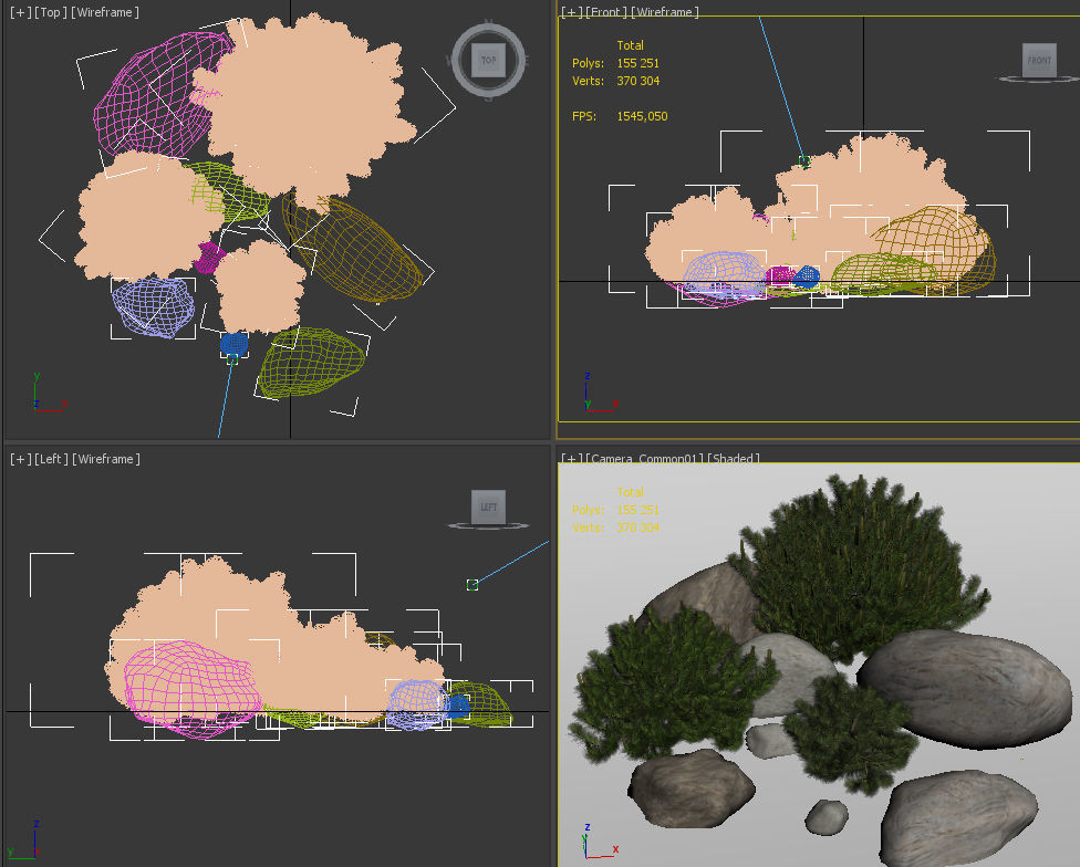 pinus mugo set 3D model_5