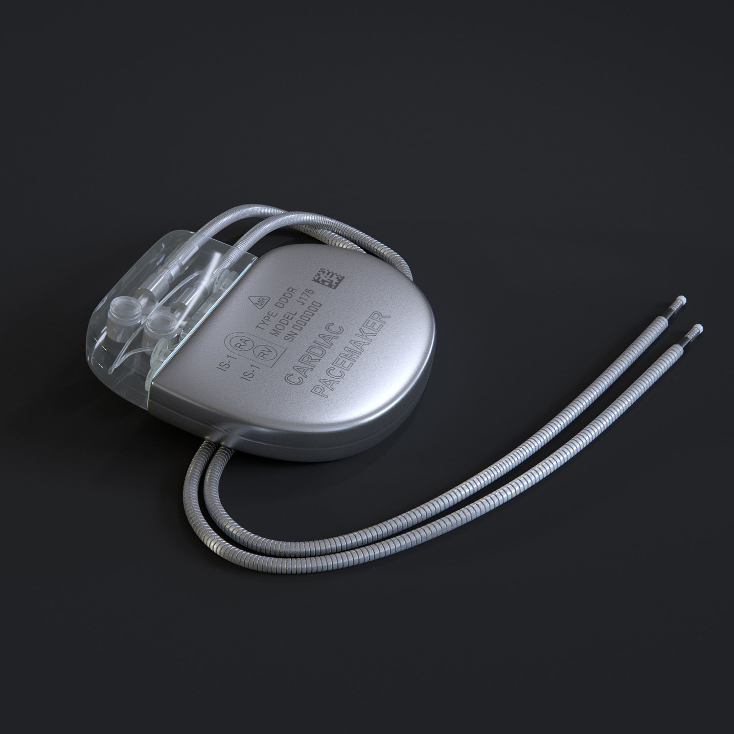 Cardiac Pacemaker 3D model_1