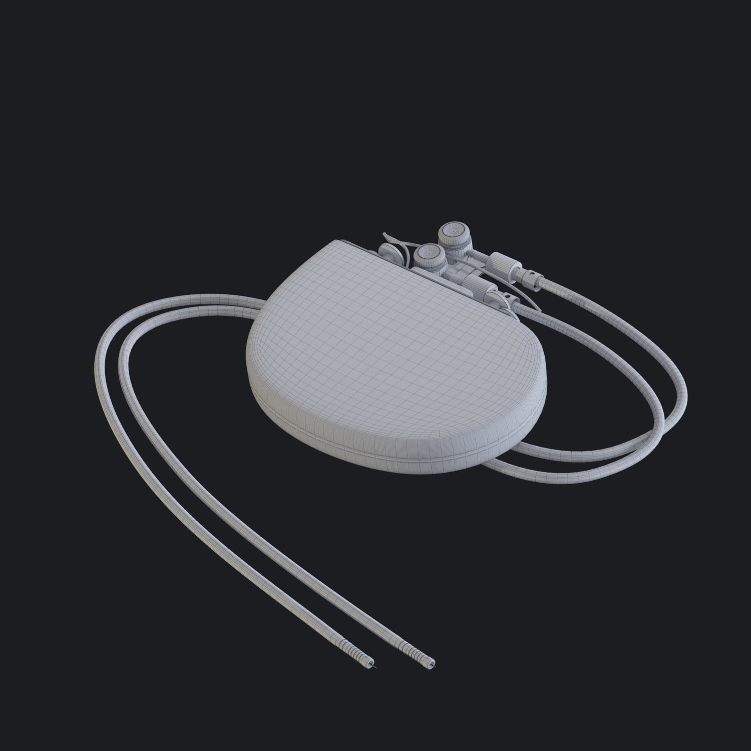 Cardiac Pacemaker 3D model_3