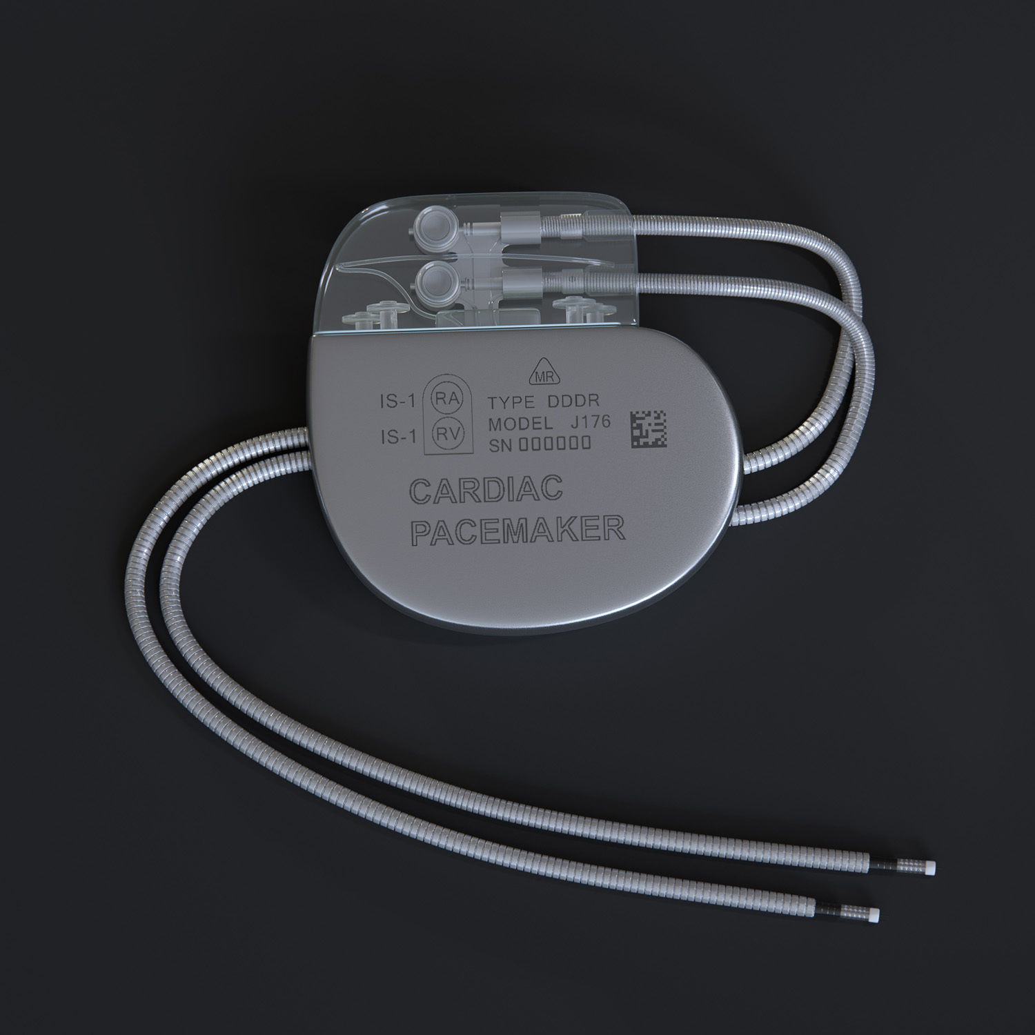 Cardiac Pacemaker 3D model_2