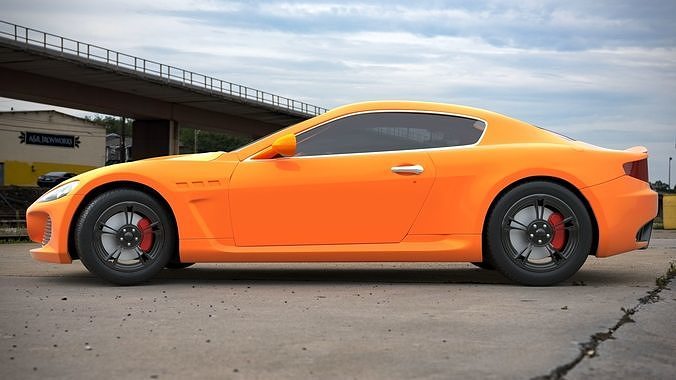 Maserati Gran Turismo 3D model