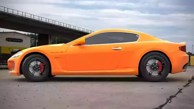 Maserati Gran Turismo 3D model