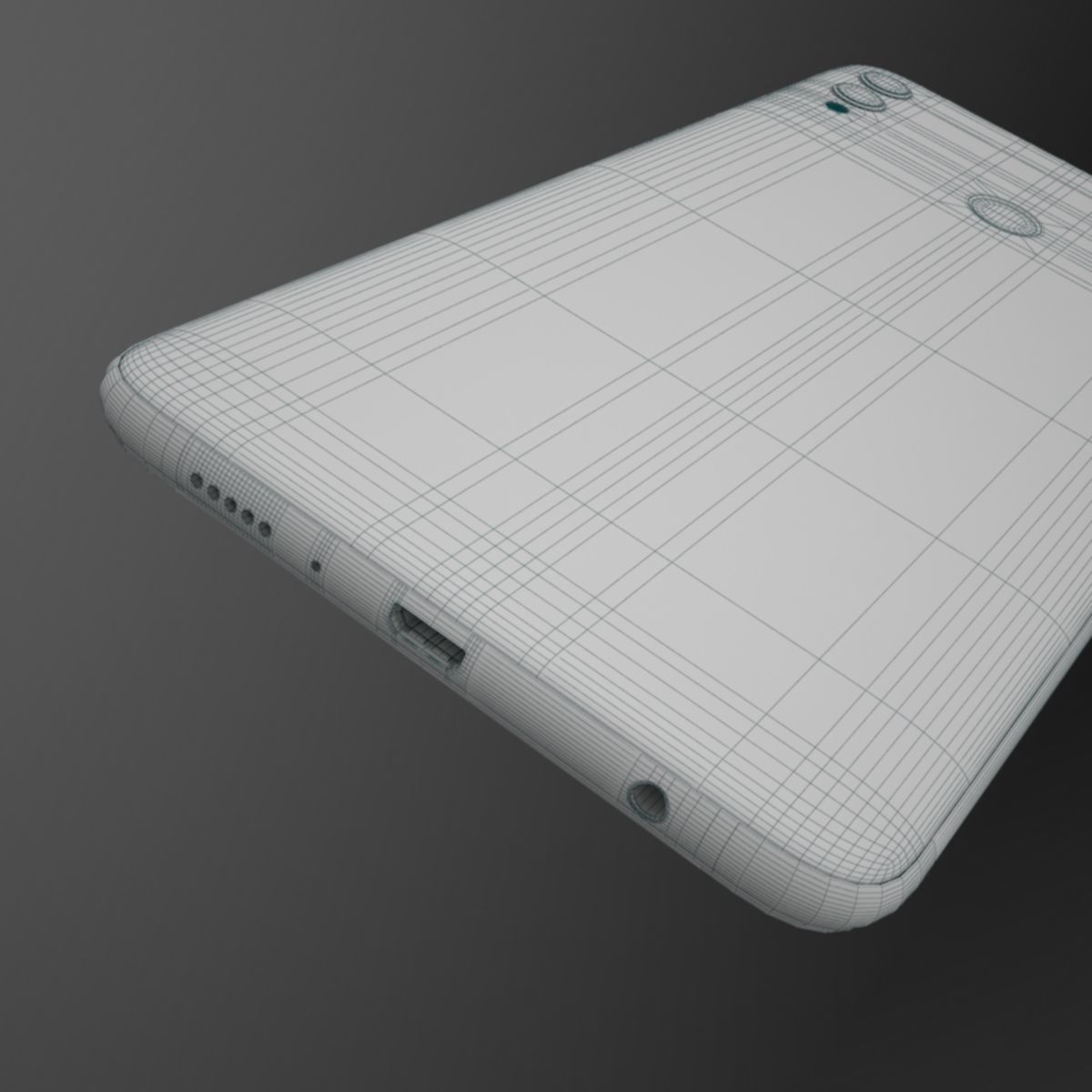 Honor 8X Max 3D model_14