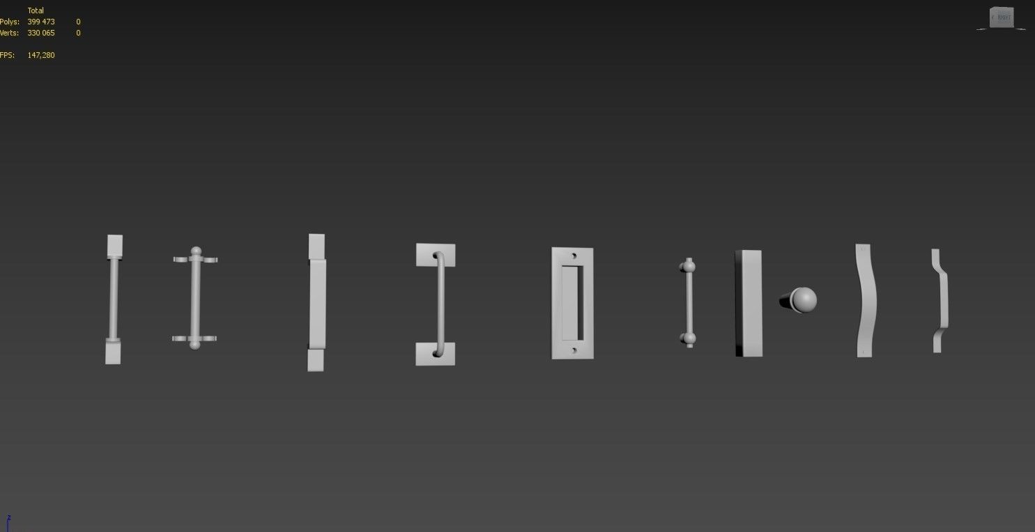 Slider Rustic door - read the description - 3D model_7