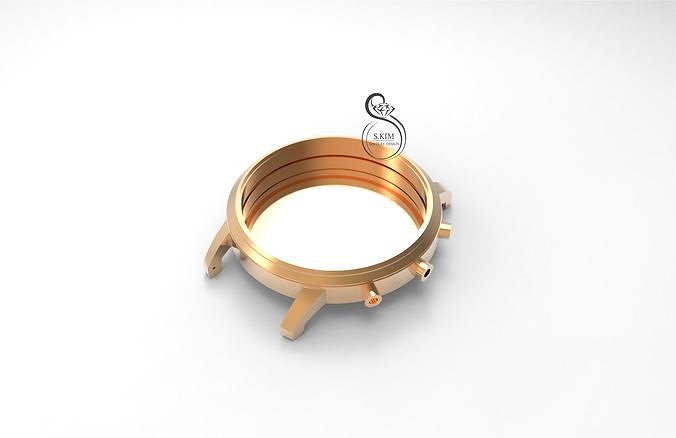Watch case and cap 3D print model