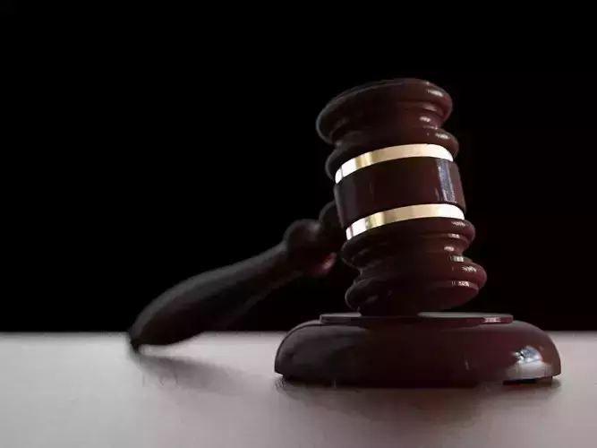 Gavel and Sound Block 3D model