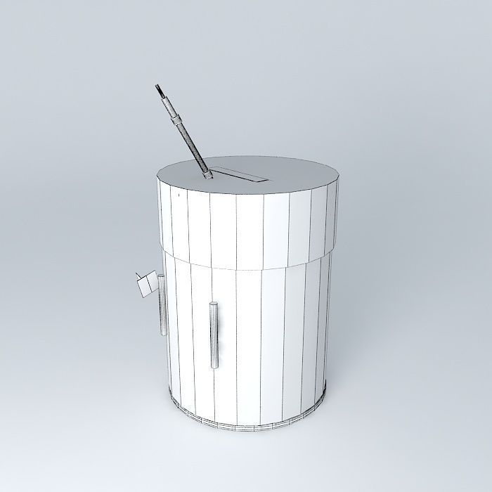 KFM KEARNY SIDE OF RADIATION METER Free 3D model_4