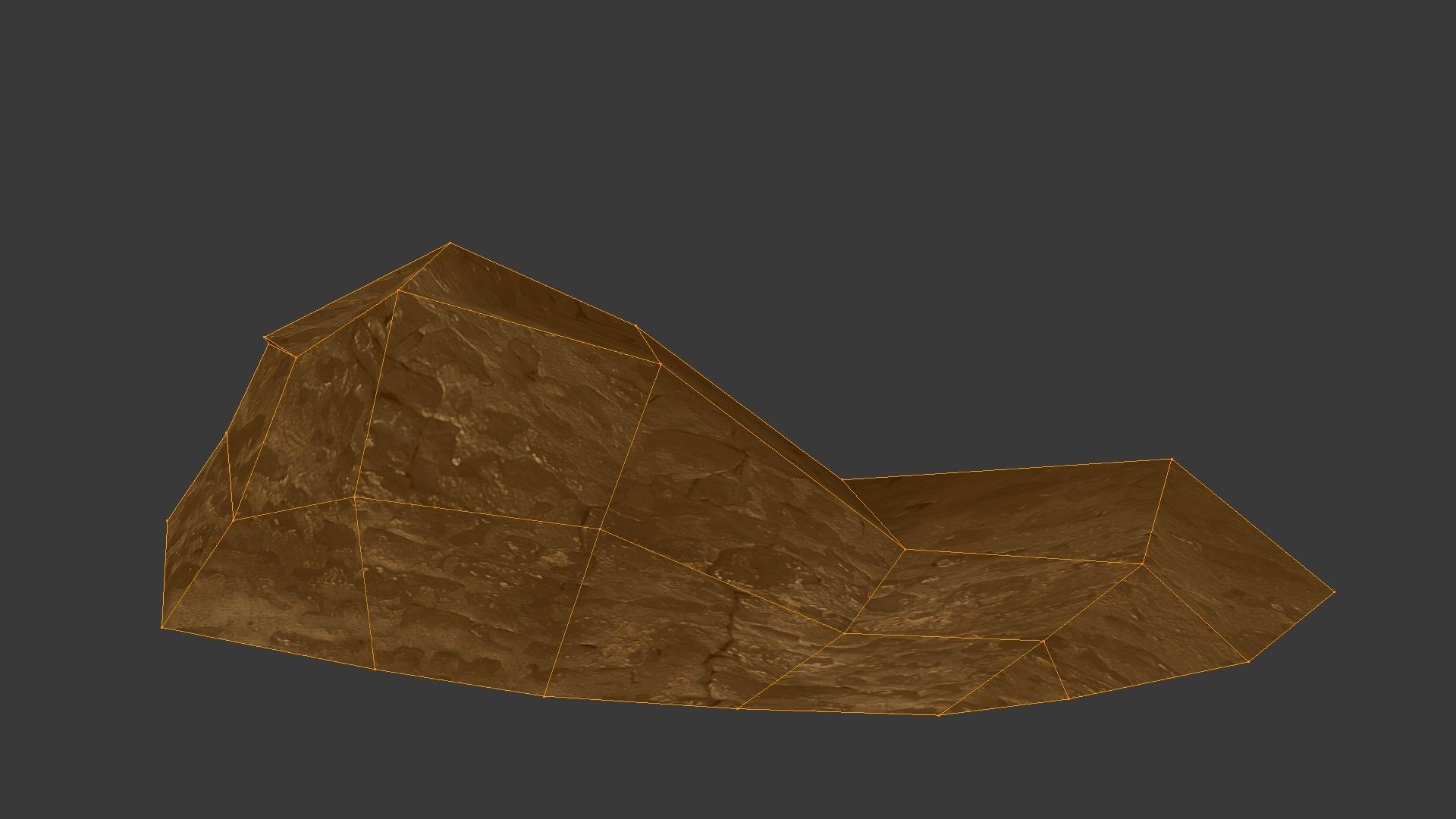 Burned Thatched house Low-poly 3D model_31