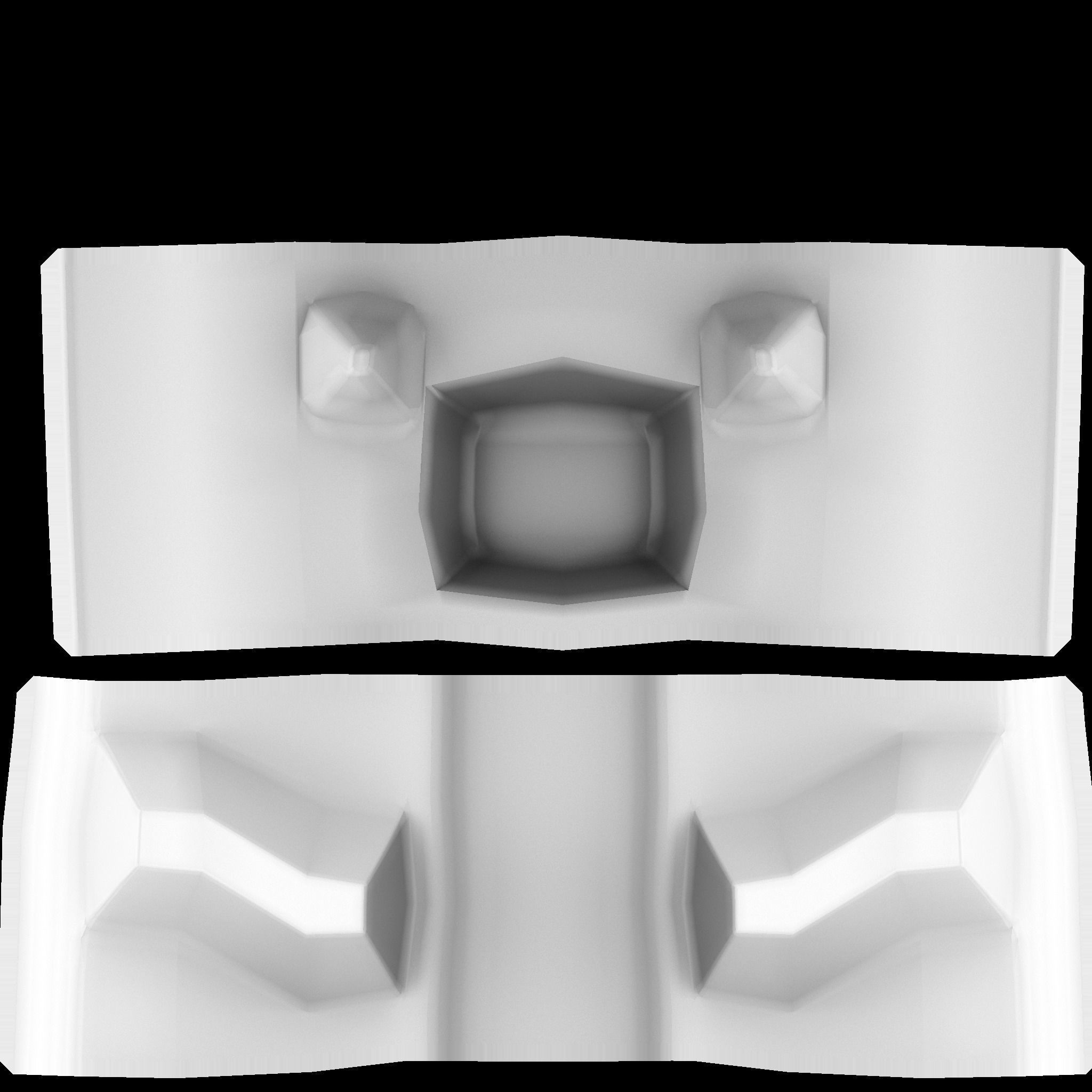 Rubber Track Chassis Version 1 High-Poly 3D model_40