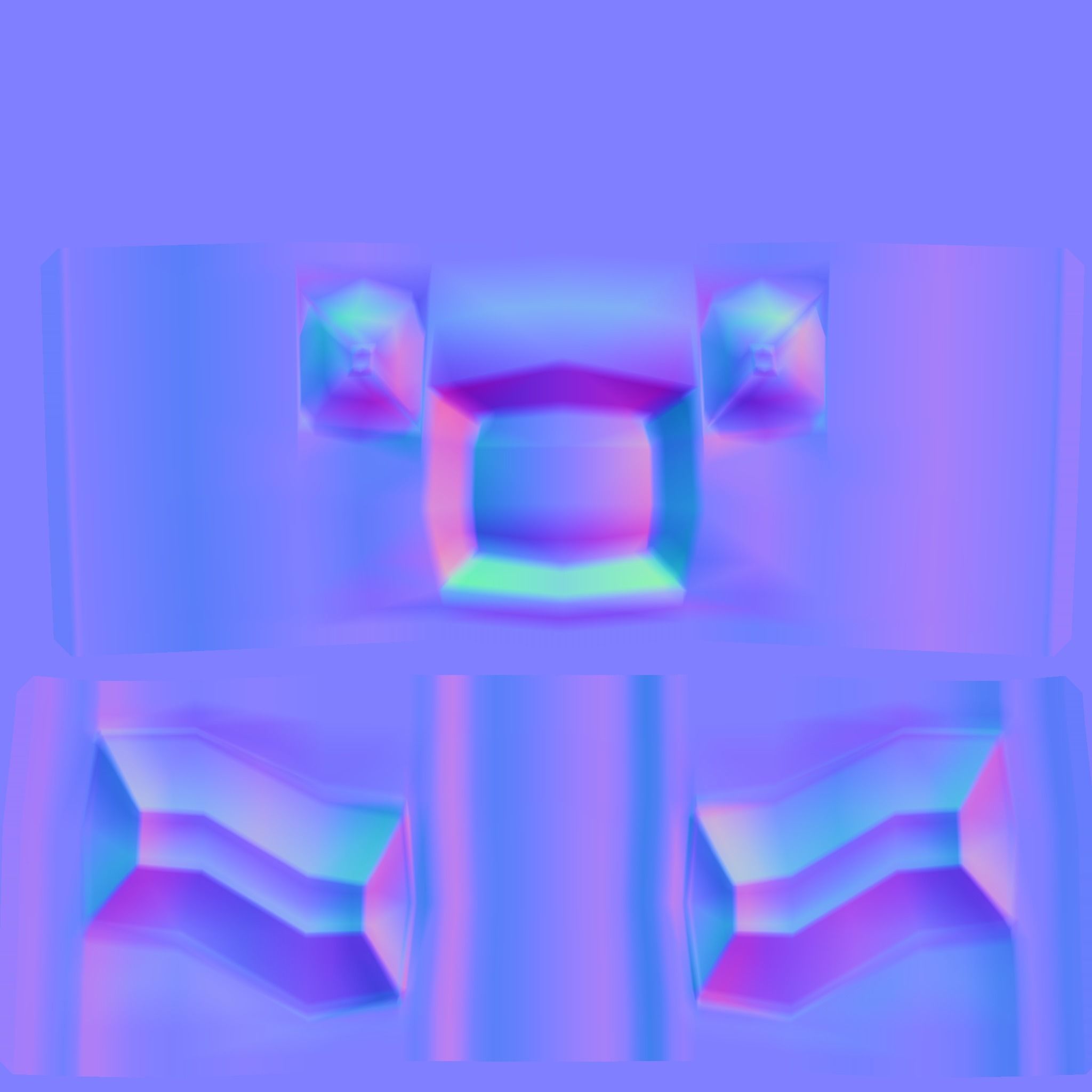 Rubber Track Chassis Version 1 High-Poly 3D model_86