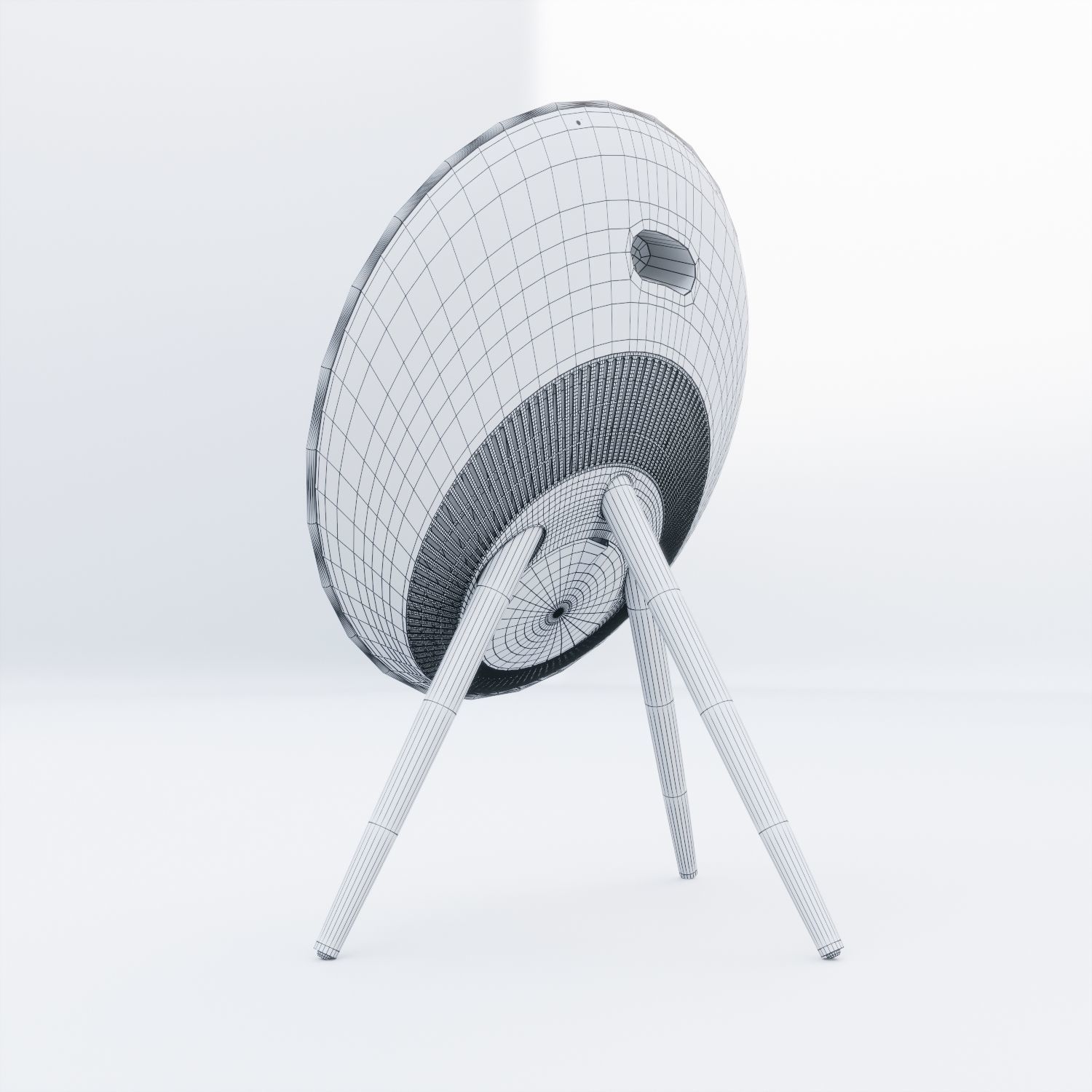 Speakers moon speaker 3D model_9