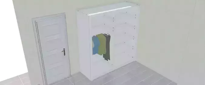 modern interior room 3D model