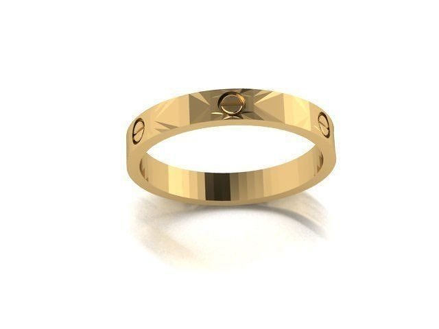 free wedding ring copy  Free 3D print model
