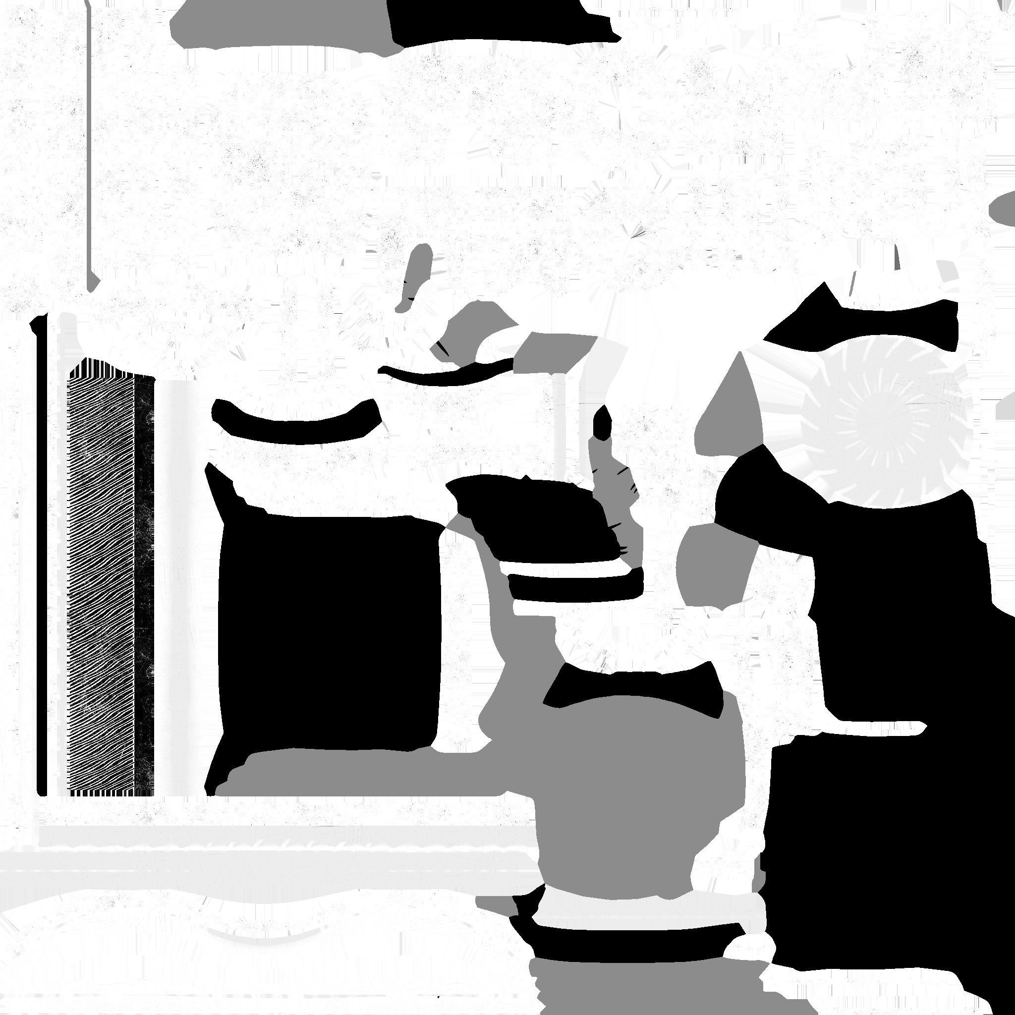 Robot futuristic jet engine Low-poly 3D model_7