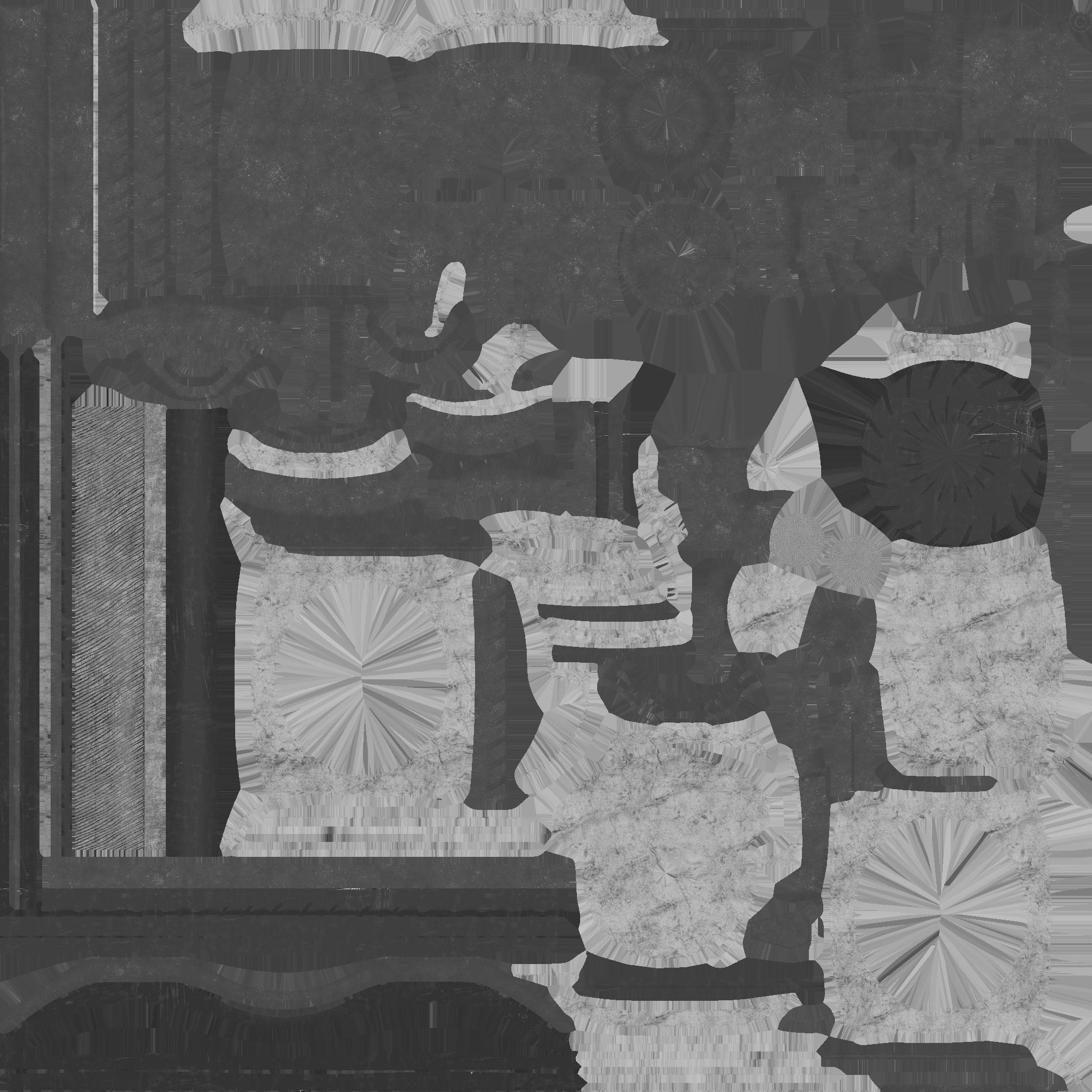 Robot futuristic jet engine Low-poly 3D model_9