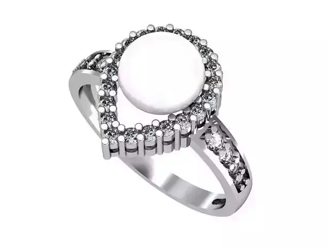 Ring Pearl set 3D print model