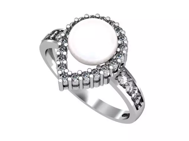 Ring Pearl set 3D print model