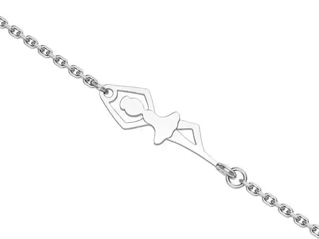Ballerina pendant and bracelet 