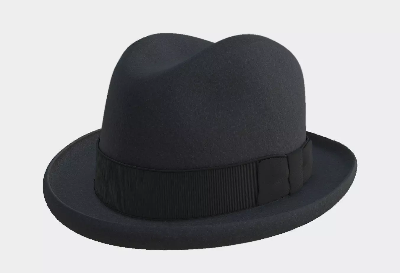 Hat homburg 3D model Free 3D model