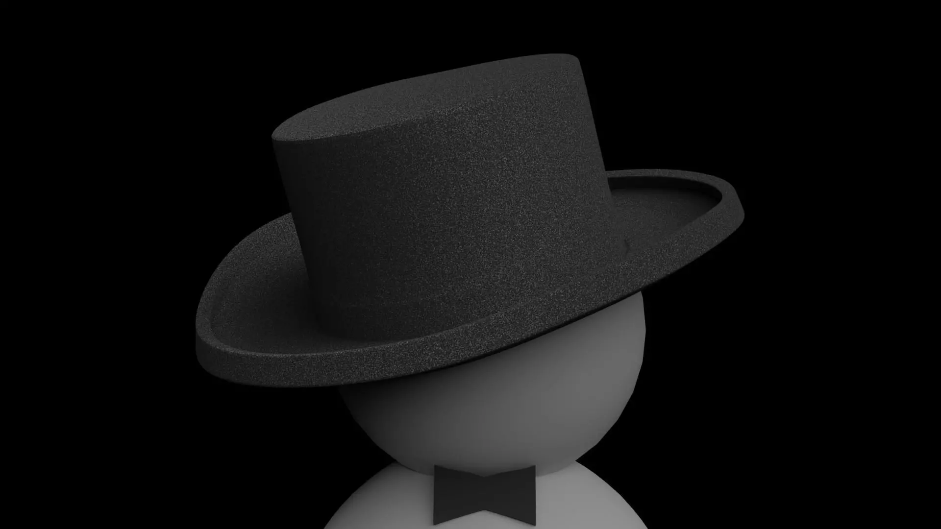 MRBlackHat top hat Free 3D model
