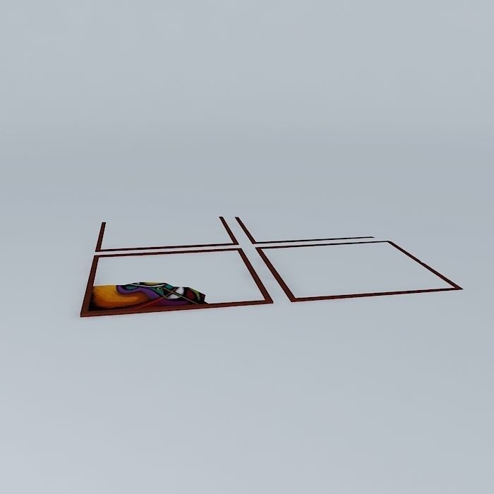 Tables Bon living Free 3D model_1