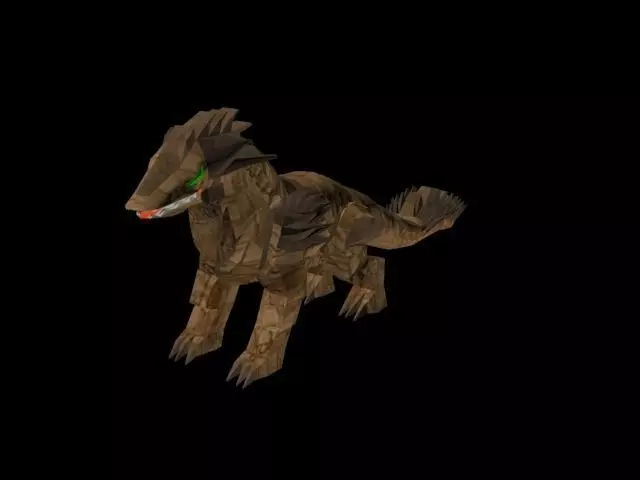 Earth Dragon Free low-poly 3D model