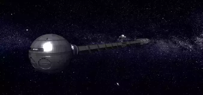 2001 - Discovery Low-poly 3D model